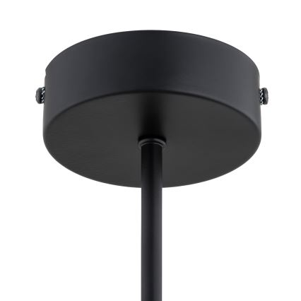 Candeeiro suspenso FOTON 4xE14/10W/230V preto