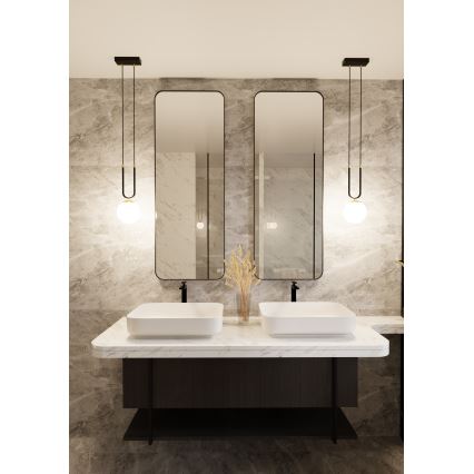 Candeeiro suspenso GLAM 1xE14/10W/230V preto