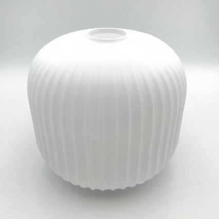 Candeeiro suspenso HARMA 1xE27/15W/230V diâmetro 20 cm branco/dourado