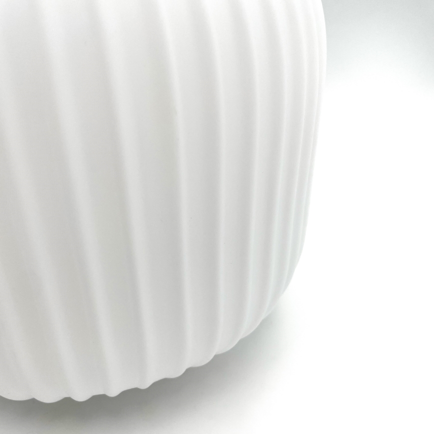 Candeeiro suspenso HARMA 1xE27/15W/230V diâmetro 20 cm branco/dourado