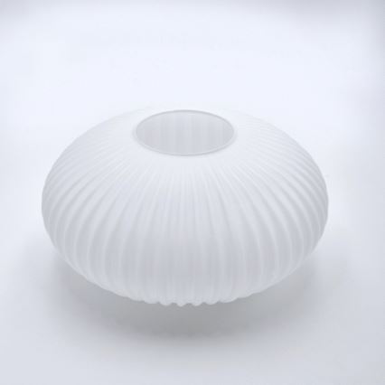 Candeeiro suspenso HARMA 1xE27/15W/230V diâmetro 25 cm branco/dourado