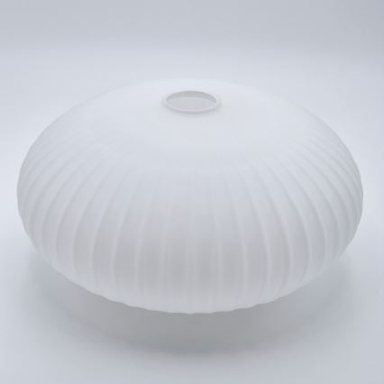 Candeeiro suspenso HARMA 1xE27/15W/230V diâmetro 30 cm branco/dourado
