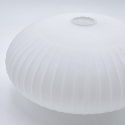 Candeeiro suspenso HARMA 1xE27/15W/230V diâmetro 30 cm branco/dourado