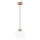 Candeeiro suspenso HARMONY 1xE27/15W/230V diâmetro 25 cm branco/carvalho