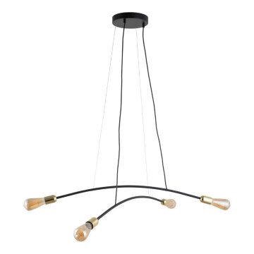 Candeeiro suspenso HELIX 4xE27/15W/230V