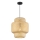 Candeeiro suspenso HESTIA 1xE27/60W/230V diâmetro 30 cm bambu