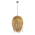 Candeeiro suspenso HILO 1xE27/40W/230V diâmetro 45 cm bambu