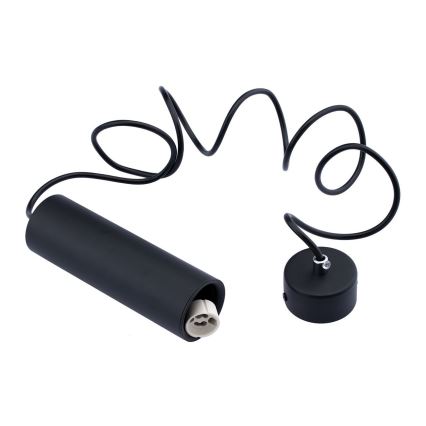 Candeeiro suspenso KARADON 1xGU10/30W/230V 17 cm preto