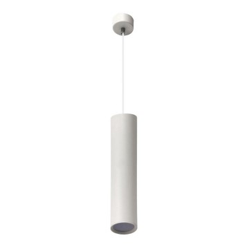 Candeeiro suspenso KARADON 1xGU10/30W/230V 29 cm branco