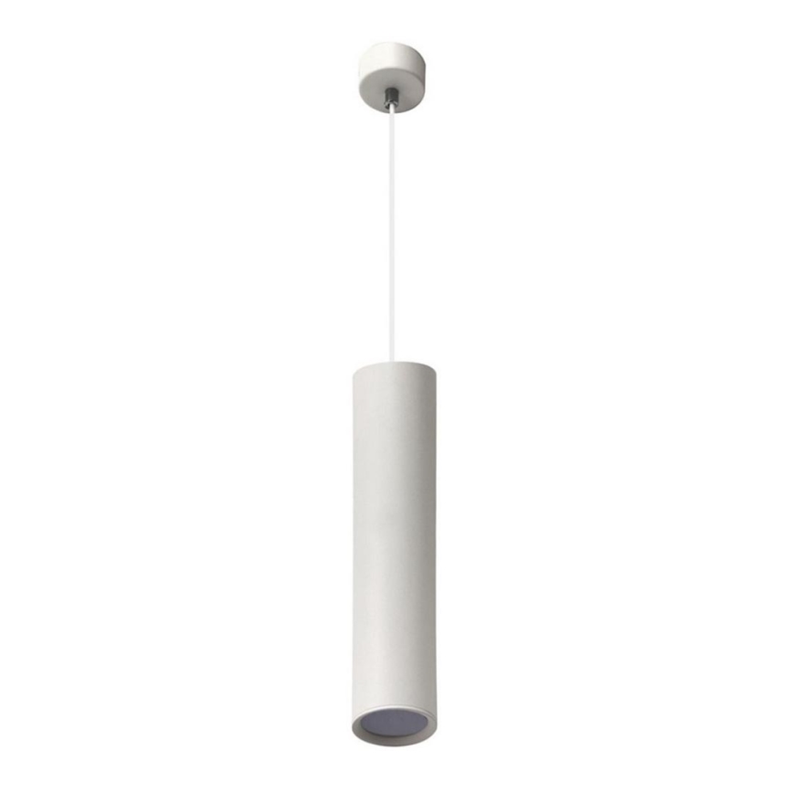 Candeeiro suspenso KARADON 1xGU10/30W/230V 29 cm branco