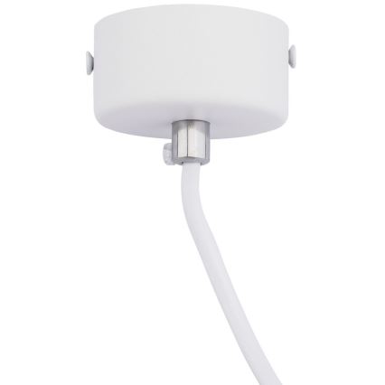 Candeeiro suspenso KARADON 1xGU10/30W/230V 29 cm branco