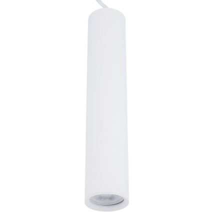 Candeeiro suspenso KARADON 1xGU10/30W/230V 29 cm branco