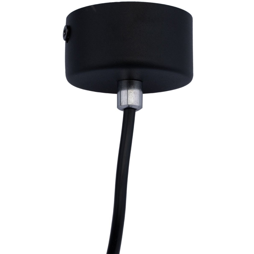 Candeeiro suspenso KARADON 1xGU10/30W/230V 29 cm preto