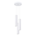 Candeeiro suspenso KARBON 3xGU10/10W/230V branco