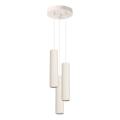 Candeeiro suspenso KARBON 3xGU10/10W/230V creme