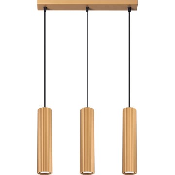 Candeeiro suspenso KARBON 3xGU10/10W/230V dourado