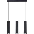 Candeeiro suspenso KARBON 3xGU10/10W/230V preto