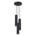 Candeeiro suspenso KARBON 3xGU10/10W/230V preto