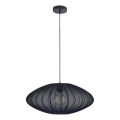 Candeeiro suspenso KINU 1xE27/20W/230V diâmetro 50 cm preto