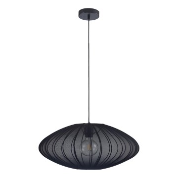 Candeeiro suspenso KINU 1xE27/20W/230V diâmetro 50 cm preto