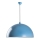 Candeeiro suspenso KURE 1xE27/40W/230V azul
