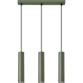 Candeeiro suspenso LAGOS 3xGU10/10W/230V verde