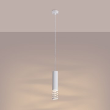 Candeeiro suspenso LAMI 1xGU10/10W/230V branco