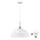 Candeeiro suspenso LED 1xE27/60W/230V branco