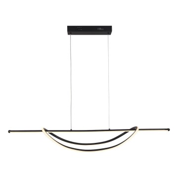 Candeeiro suspenso LED AMBAR LED/35W/230V preto