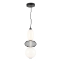 Candeeiro suspenso LED ARAME LED/23W/230V diâmetro 22 cm preto