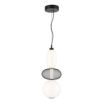 Candeeiro suspenso LED ARAME LED/23W/230V diâmetro 22 cm preto