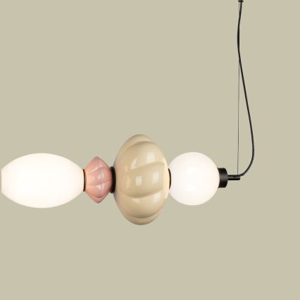 Candeeiro suspenso LED ASCOLI LED/24W/230V colorido