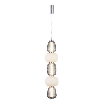 Candeeiro suspenso LED CARO LED/40W/230V cromado brilhante