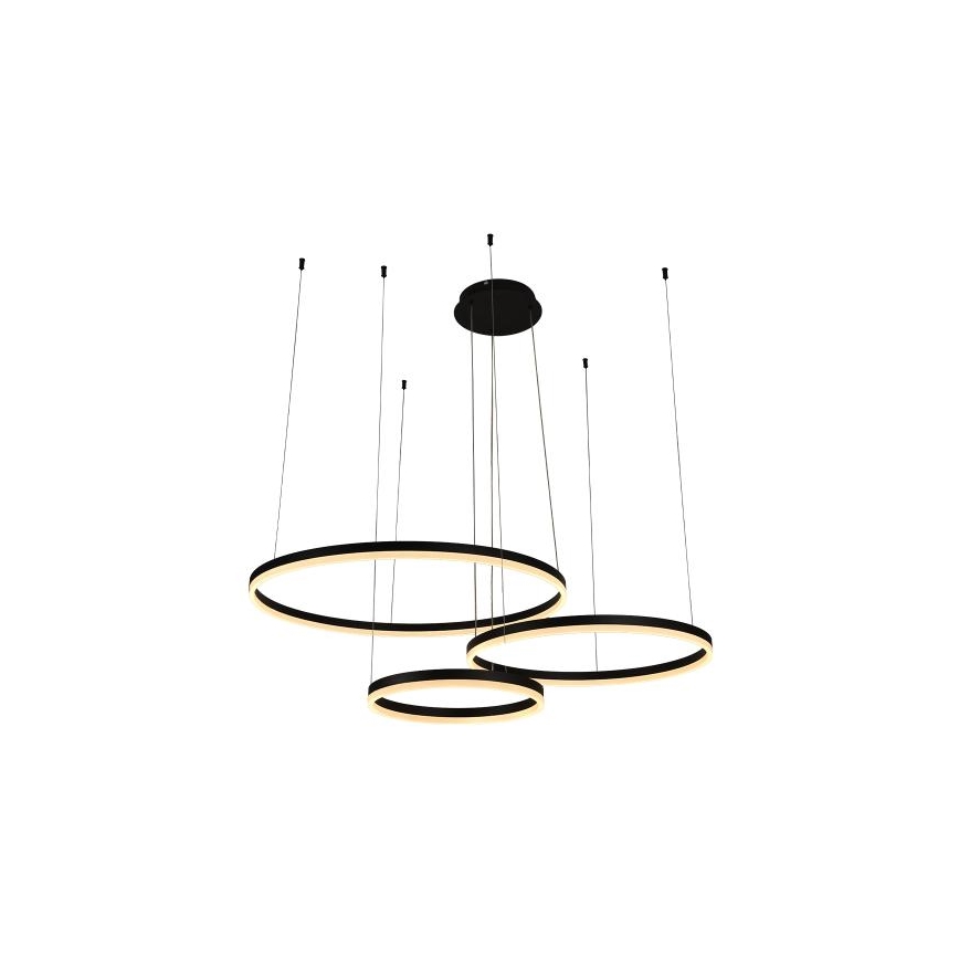 Candeeiro suspenso LED com regulação LED/125W/230V 3000-6500K diâmetro 80 cm + comando