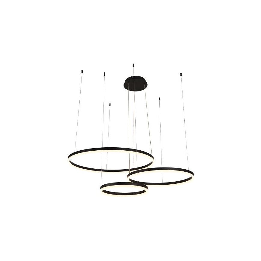 Candeeiro suspenso LED com regulação LED/125W/230V 3000-6500K diâmetro 80 cm + comando