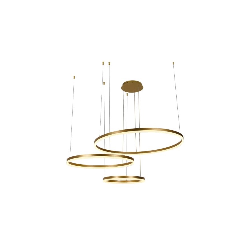 Candeeiro suspenso LED com regulação LED/125W/230V 3000-6500K diâmetro 80 cm + comando