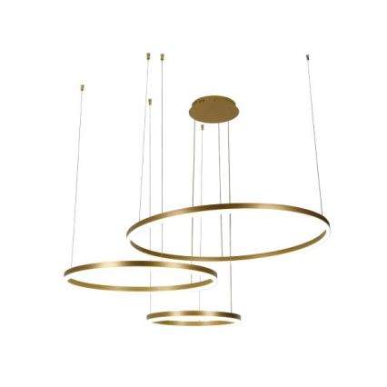 Candeeiro suspenso LED com regulação LED/125W/230V 3000-6500K diâmetro 80 cm + comando