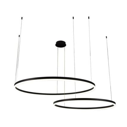 Candeeiro suspenso LED com regulação LED/128W/230V 3000-6500K diâmetro 100 cm + comando