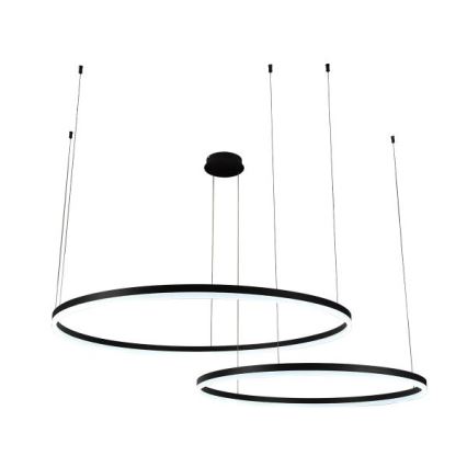 Candeeiro suspenso LED com regulação LED/128W/230V 3000-6500K diâmetro 100 cm + comando