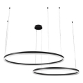 Candeeiro suspenso LED com regulação LED/128W/230V 3000-6500K diâmetro 100 cm + comando