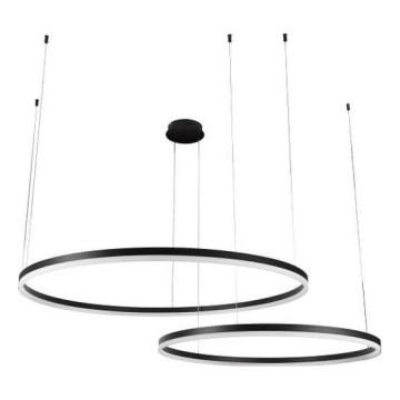 Candeeiro suspenso LED com regulação LED/128W/230V 3000-6500K diâmetro 100 cm + comando