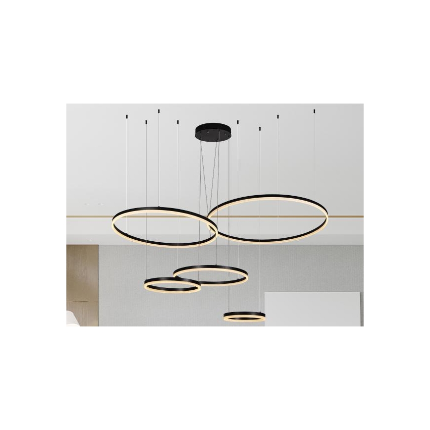 Candeeiro suspenso LED com regulação LED/220W/230V 3000-6500K diâmetro 100 cm + comando