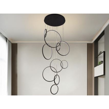 Candeeiro suspenso LED com regulação LED/290W/230V 3000-6500K diâmetro 60 cm + comando