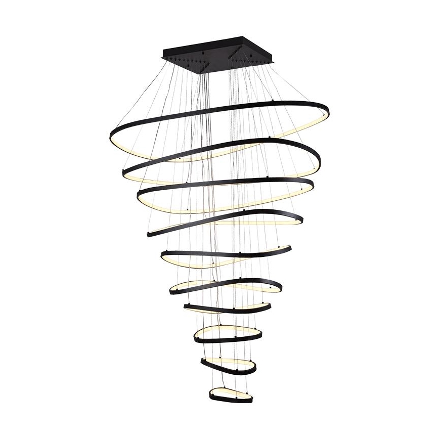 Candeeiro suspenso LED com regulação LED/370W/230V 3000-6500K diâmetro 100 cm + comando