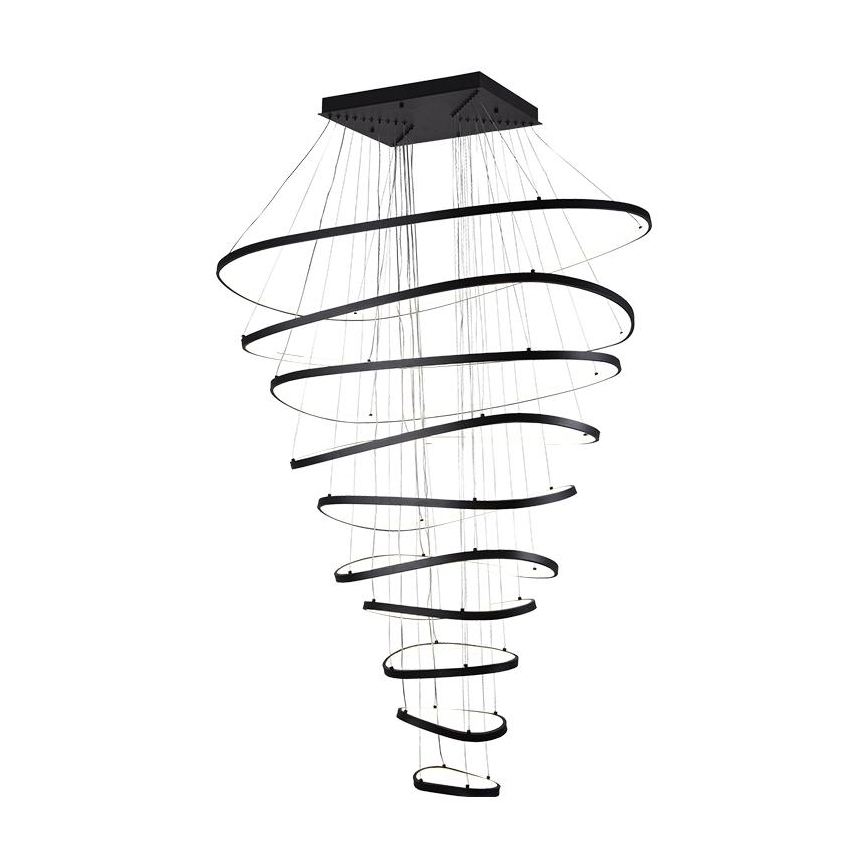 Candeeiro suspenso LED com regulação LED/370W/230V 3000-6500K diâmetro 100 cm + comando