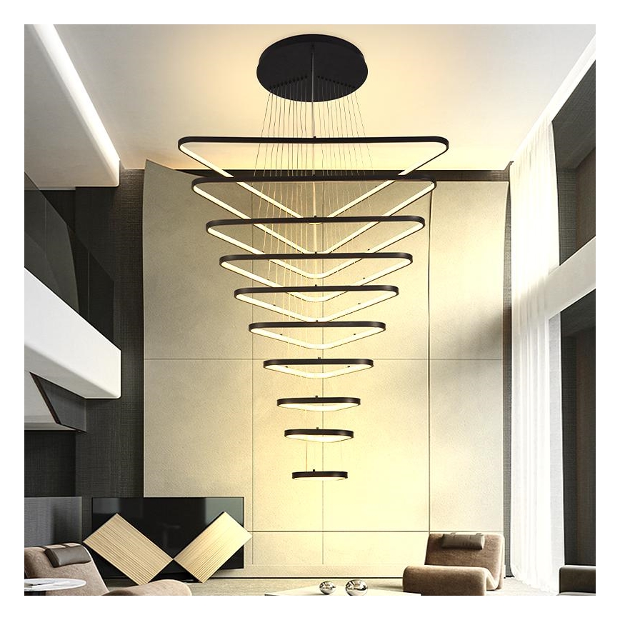 Candeeiro suspenso LED com regulação LED/385W/230V 3000-6500K diâmetro 100 cm + comando