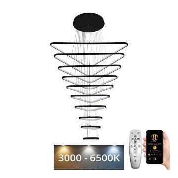 Candeeiro suspenso LED com regulação LED/385W/230V 3000-6500K diâmetro 100 cm + comando