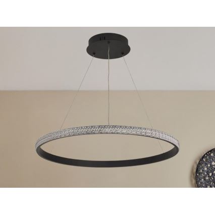 Candeeiro suspenso LED com regulação LED/40W/230V 3000-6500K diâmetro 60 cm + comando