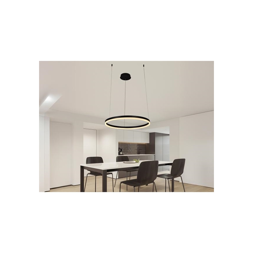 Candeeiro suspenso LED com regulação LED/42W/230V 3000-6500K diâmetro 60 cm + comando