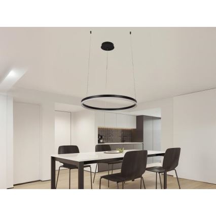 Candeeiro suspenso LED com regulação LED/42W/230V 3000-6500K diâmetro 60 cm + comando